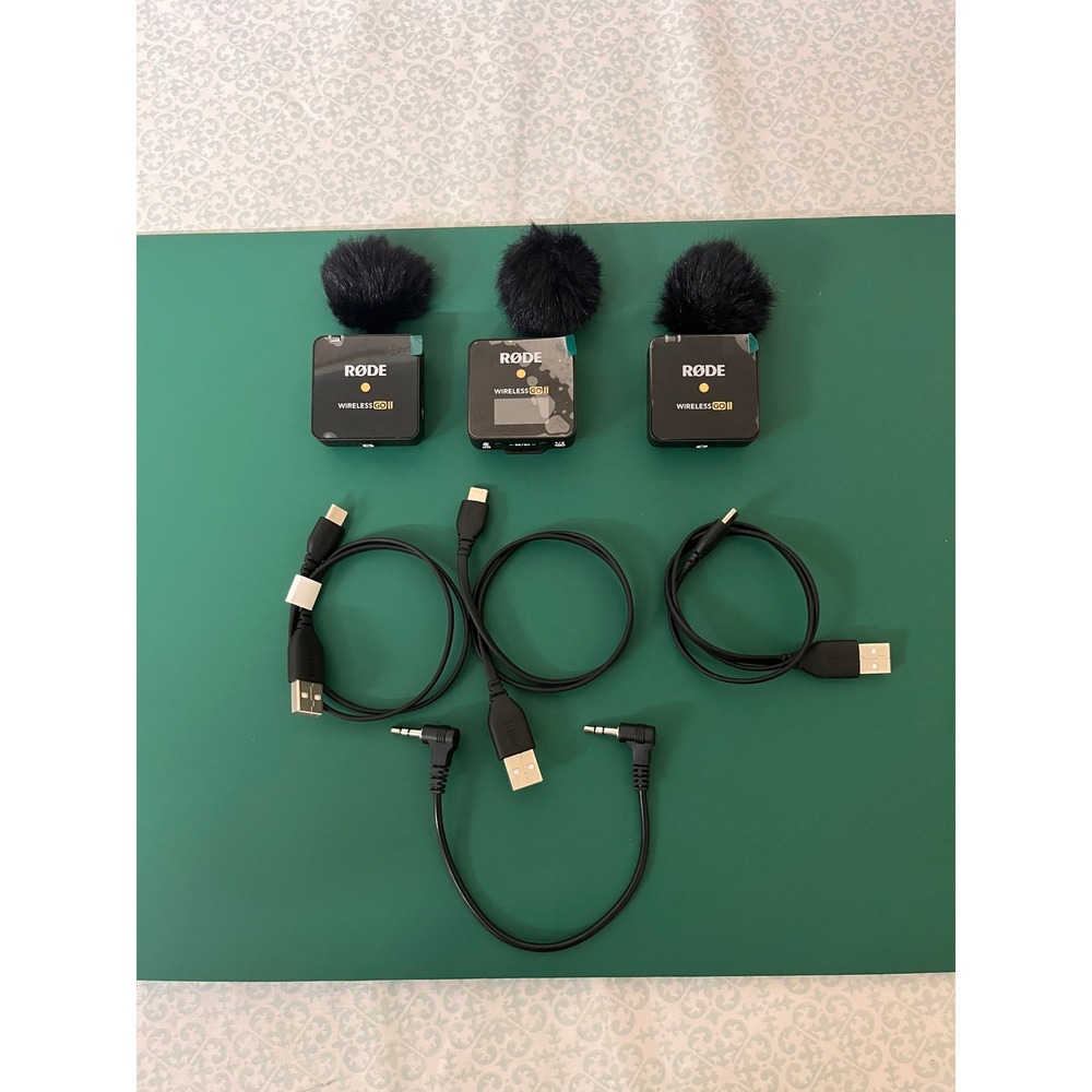 Rode Wireless GO II Dual Channel Wireless Microphone System Black WIGOII Kit